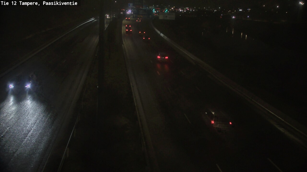 Weather Camera Image Väg 12 Tammerfors, Paasikiventie, Tampere, Pirkanmaa