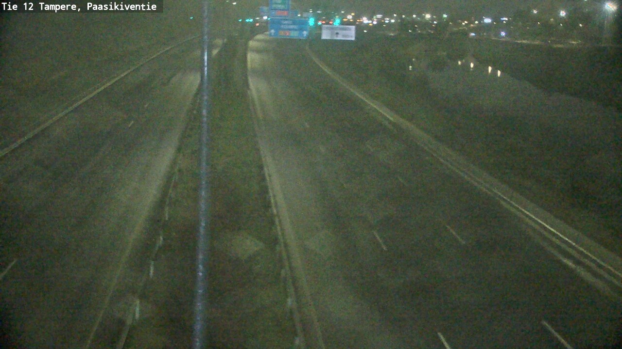 Weather Camera Image Väg 12 Tammerfors, Paasikiventie, Tampere, Pirkanmaa