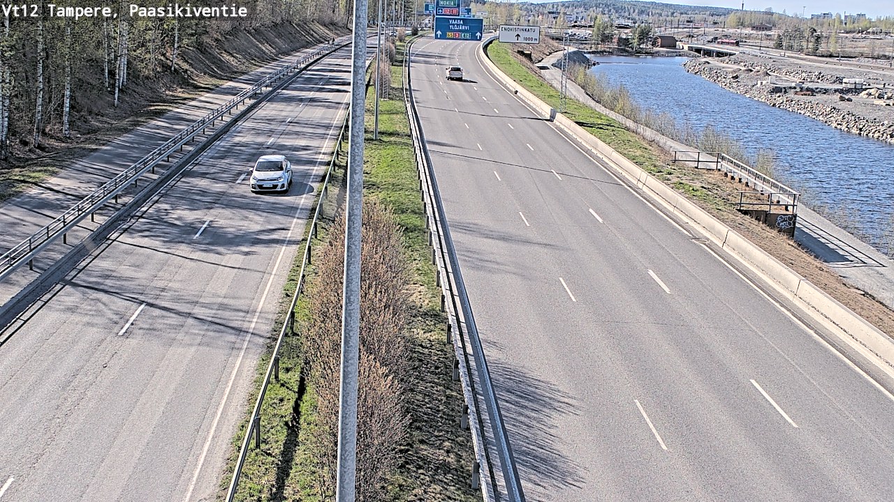 Weather Camera Image Road 12 Tampere, Paasikiventie, Tampere, Pirkanmaa