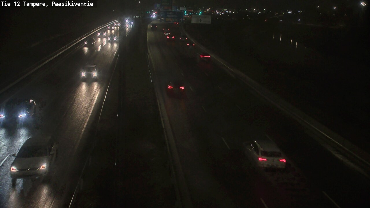 Weather Camera Image Väg 12 Tammerfors, Paasikiventie, Tampere, Pirkanmaa