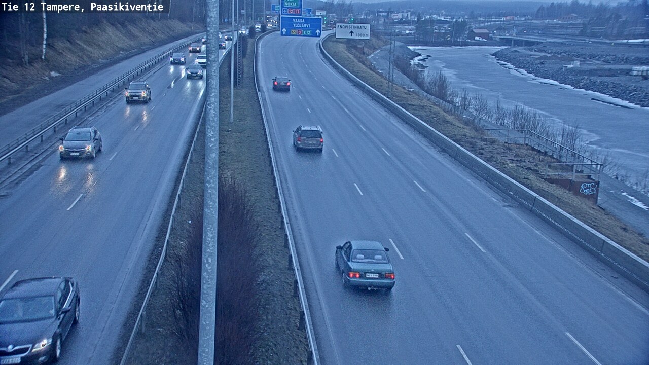 Kelikamerat Kuva Tie 12 Tampere, Paasikiventie, Tampere, Pirkanmaa