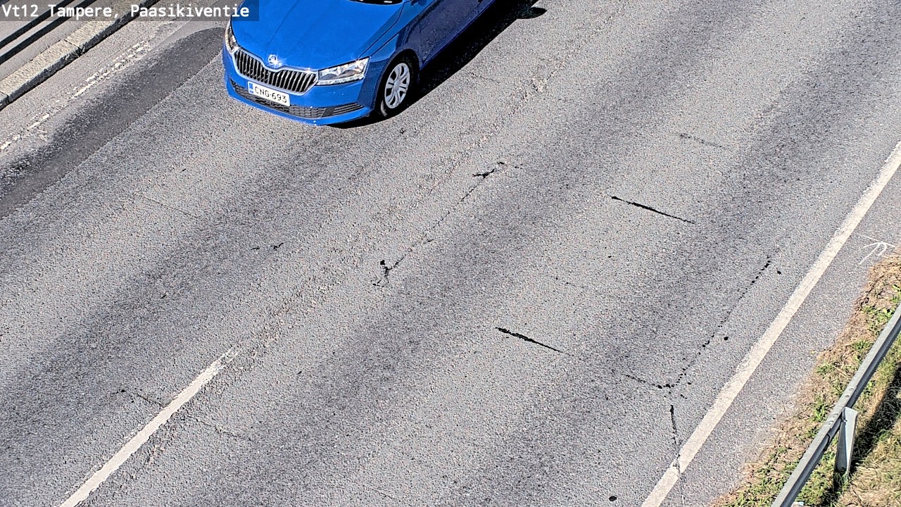 Kelikamerat Kuva Tie 12 Tampere, Paasikiventie, Tampere, Pirkanmaa