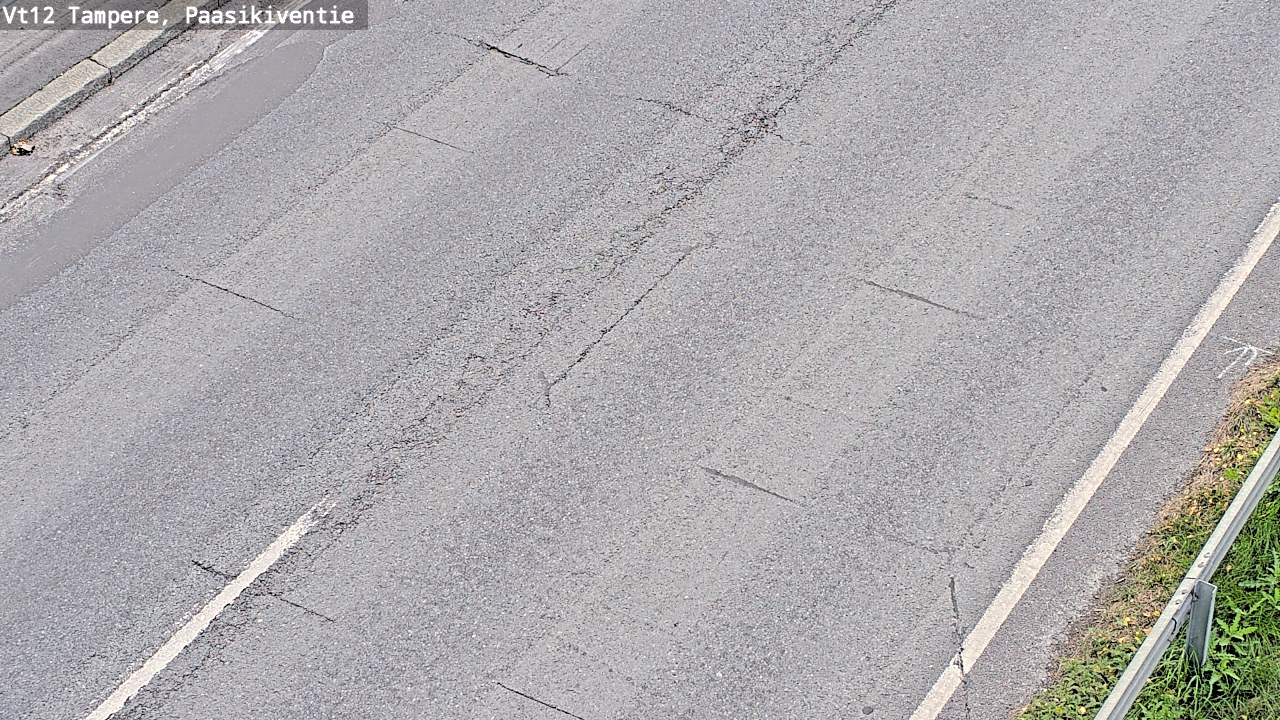Weather Camera Image Väg 12 Tammerfors, Paasikiventie, Tampere, Pirkanmaa