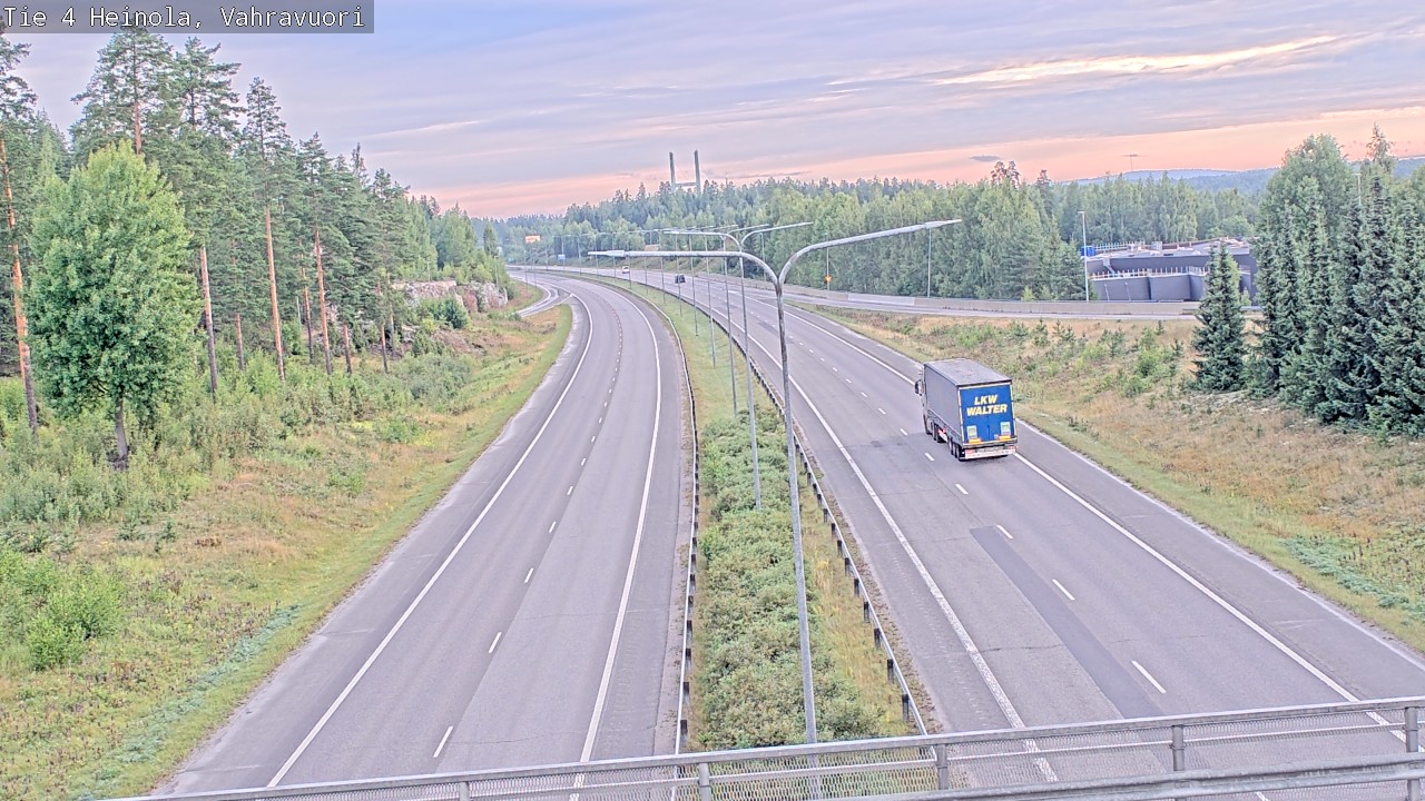 Weather Camera Image Road 4 Heinola, Vahravuori, Heinola, Päijät-Häme