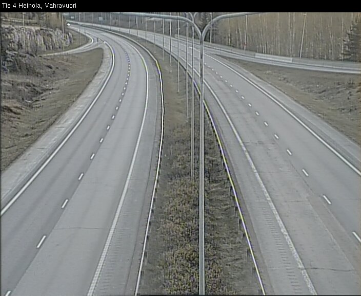 Weather Camera Image Väg 4 Heinola, Vahravuori, Heinola, Päijät-Häme