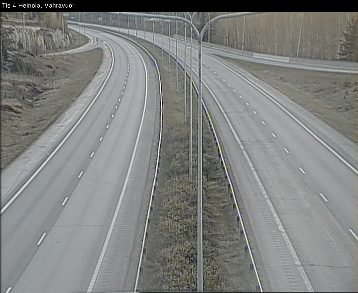 Weather Camera Image Väg 4 Heinola, Vahravuori, Heinola, Päijät-Häme