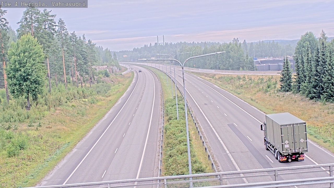 Weather Camera Image Road 4 Heinola, Vahravuori, Heinola, Päijät-Häme