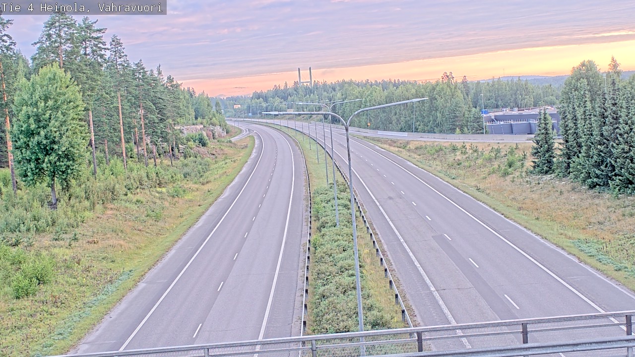 Weather Camera Image Road 4 Heinola, Vahravuori, Heinola, Päijät-Häme