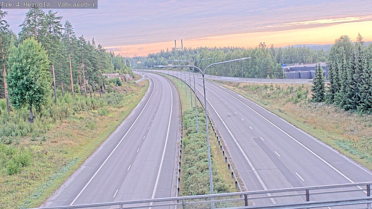 Weather Camera Image Road 4 Heinola, Vahravuori, Heinola, Päijät-Häme