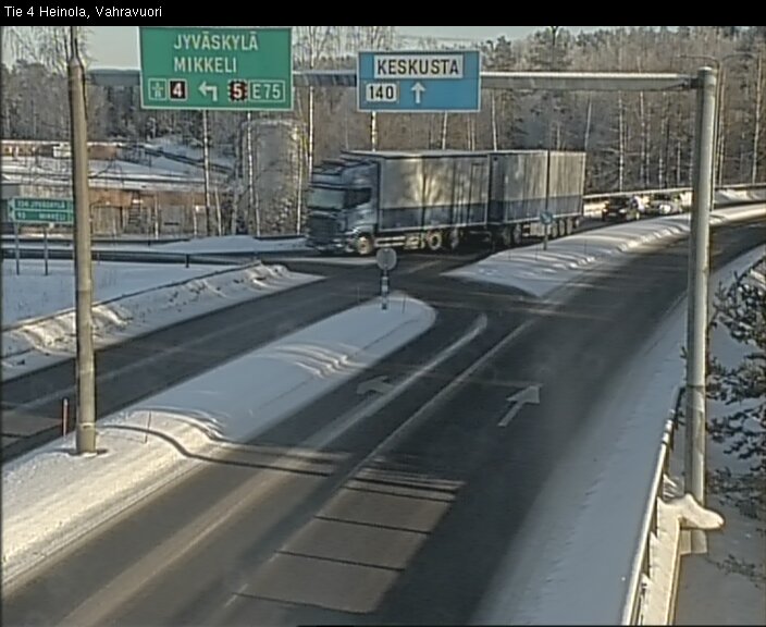 Weather Camera Image Road 4 Heinola, Vahravuori, Heinola, Päijät-Häme