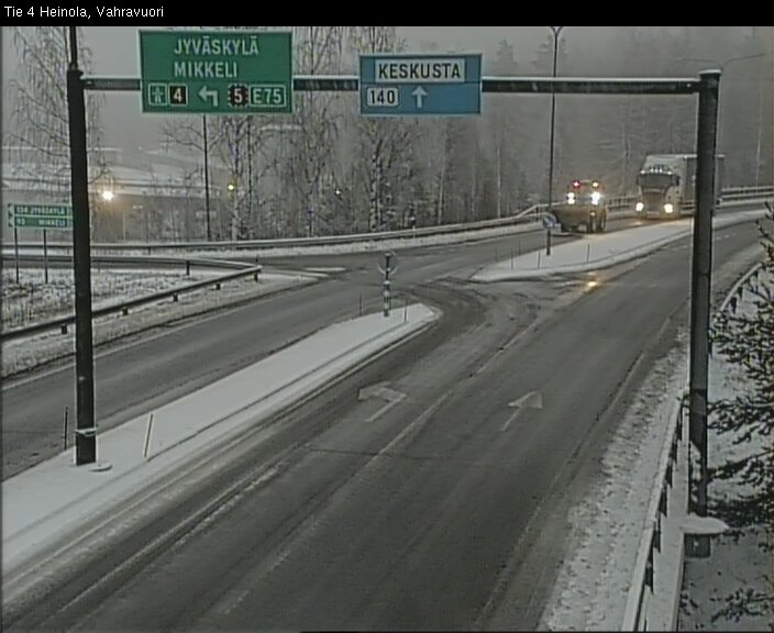 Weather Camera Image Väg 4 Heinola, Vahravuori, Heinola, Päijät-Häme