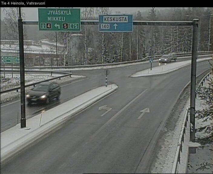 Weather Camera Image Väg 4 Heinola, Vahravuori, Heinola, Päijät-Häme