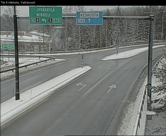 Weather Camera Image Väg 4 Heinola, Vahravuori, Heinola, Päijät-Häme