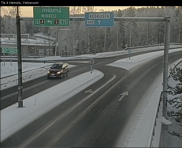 Weather Camera Image Road 4 Heinola, Vahravuori, Heinola, Päijät-Häme