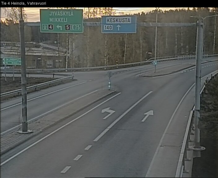 Weather Camera Image Väg 4 Heinola, Vahravuori, Heinola, Päijät-Häme