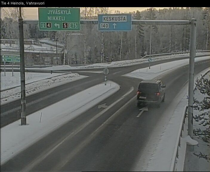Weather Camera Image Road 4 Heinola, Vahravuori, Heinola, Päijät-Häme