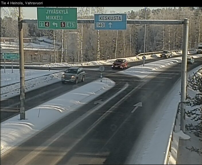 Weather Camera Image Road 4 Heinola, Vahravuori, Heinola, Päijät-Häme