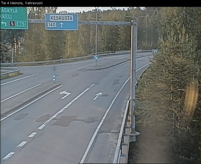 Kelikamerat Kuva Tie 4 Heinola, Vahravuori, Heinola, Päijät-Häme