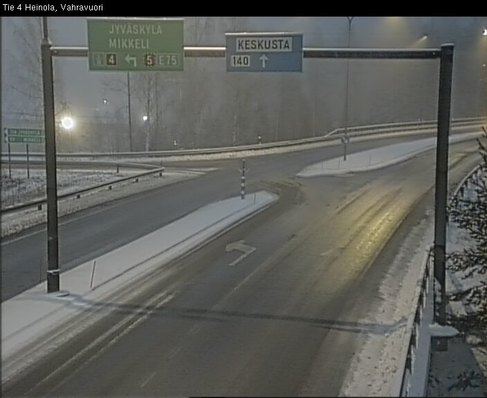 Weather Camera Image Väg 4 Heinola, Vahravuori, Heinola, Päijät-Häme