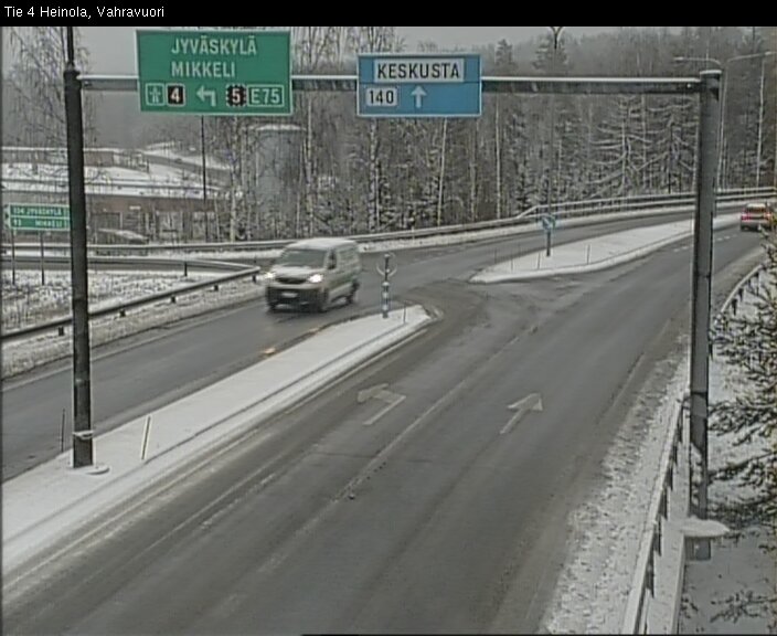 Weather Camera Image Väg 4 Heinola, Vahravuori, Heinola, Päijät-Häme