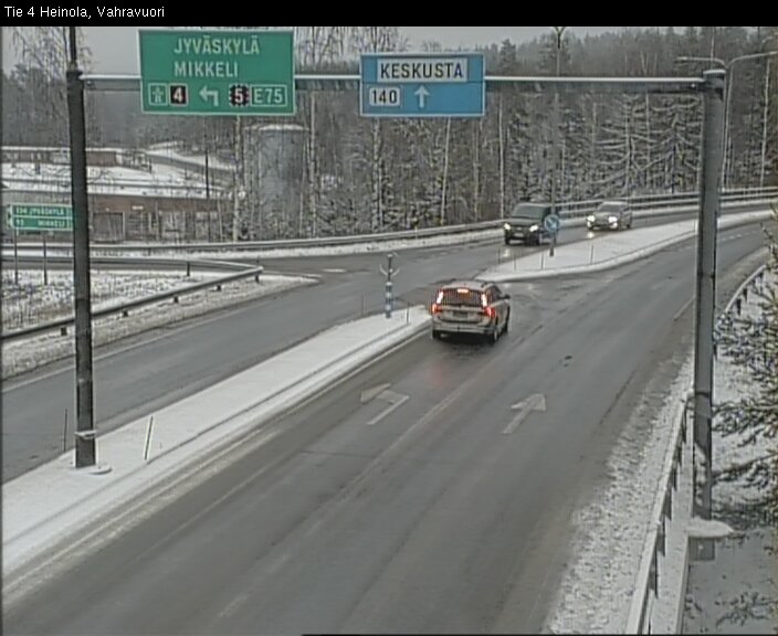 Weather Camera Image Väg 4 Heinola, Vahravuori, Heinola, Päijät-Häme