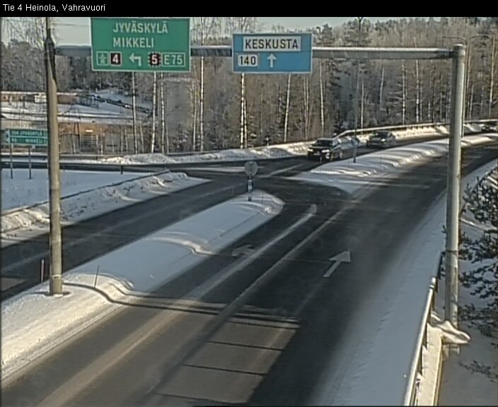 Weather Camera Image Road 4 Heinola, Vahravuori, Heinola, Päijät-Häme