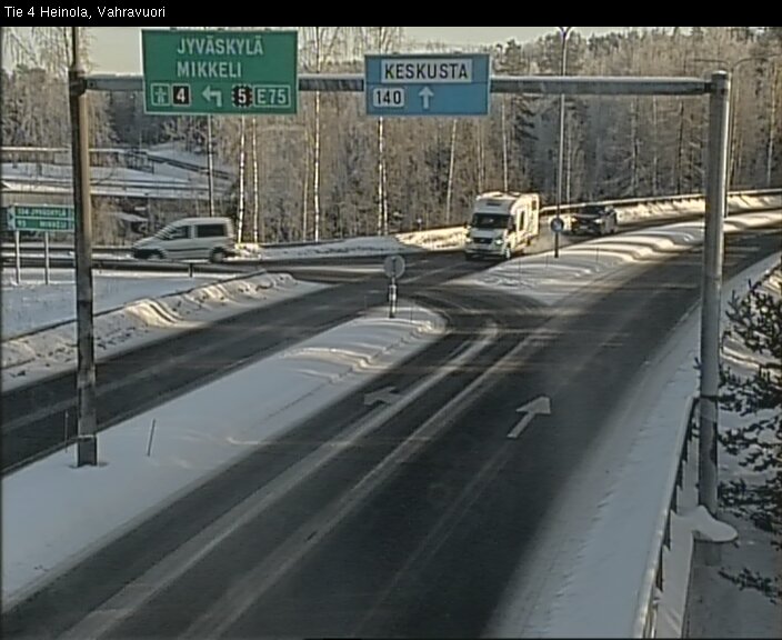 Weather Camera Image Road 4 Heinola, Vahravuori, Heinola, Päijät-Häme