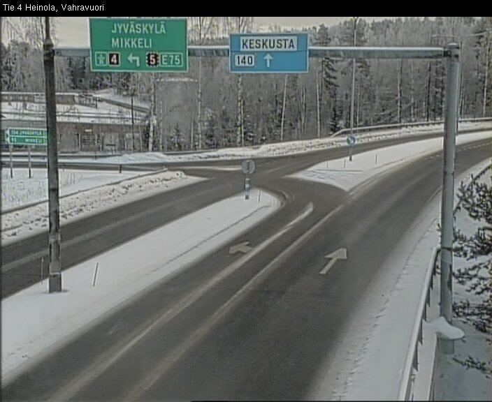 Weather Camera Image Road 4 Heinola, Vahravuori, Heinola, Päijät-Häme