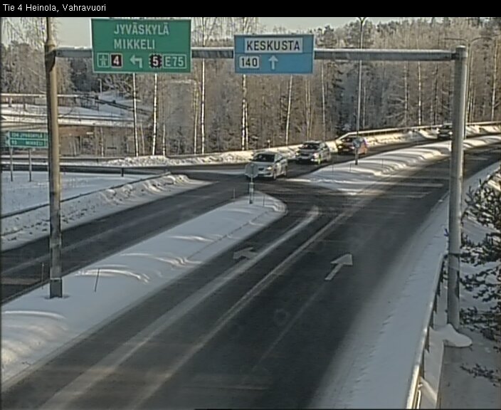 Weather Camera Image Road 4 Heinola, Vahravuori, Heinola, Päijät-Häme