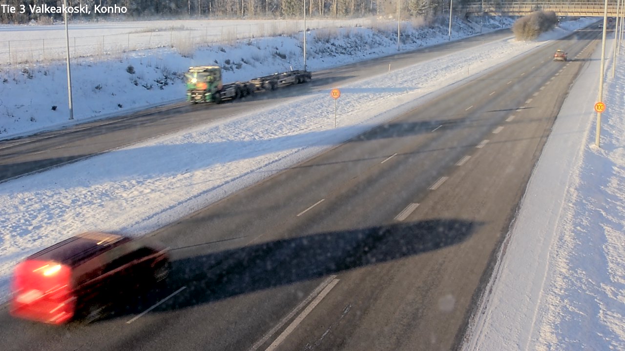 Weather Camera Image Road 3 Valkeakoski, Konho, Valkeakoski, Pirkanmaa