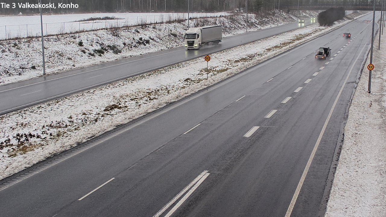 Weather Camera Image Road 3 Valkeakoski, Konho, Valkeakoski, Pirkanmaa