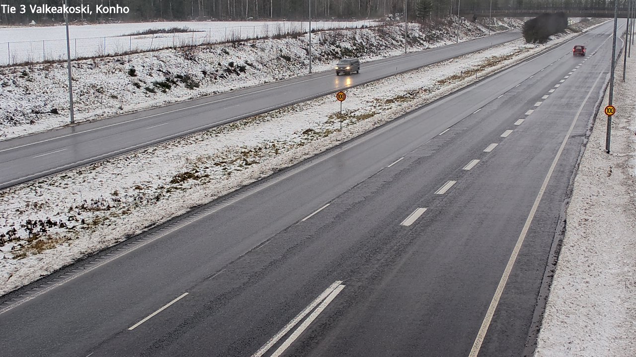 Weather Camera Image Road 3 Valkeakoski, Konho, Valkeakoski, Pirkanmaa