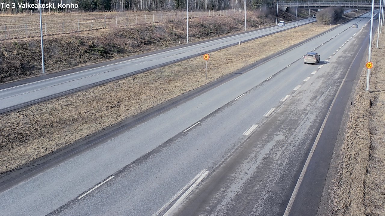 Weather Camera Image Road 3 Valkeakoski, Konho, Valkeakoski, Pirkanmaa