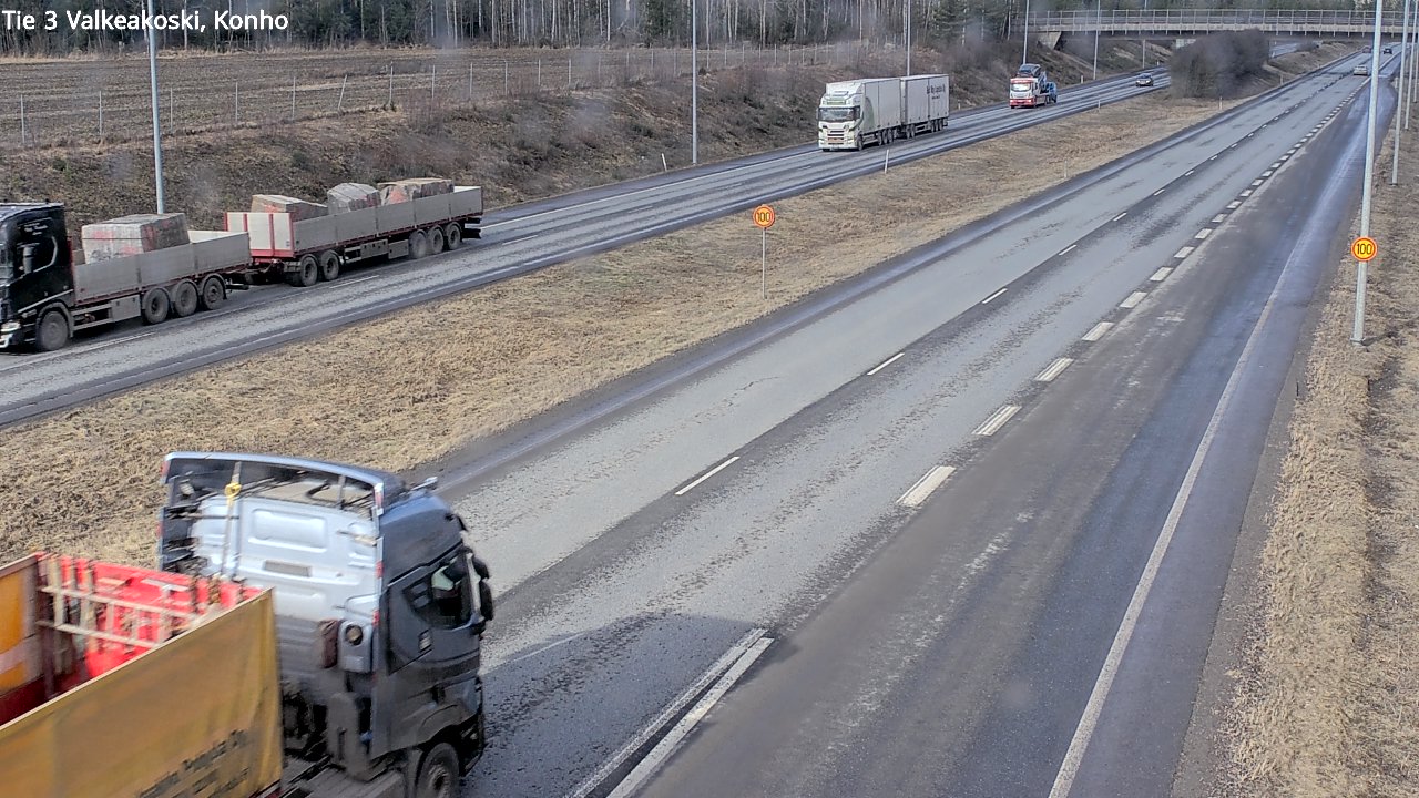 Weather Camera Image Road 3 Valkeakoski, Konho, Valkeakoski, Pirkanmaa