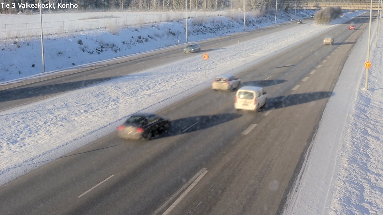 Weather Camera Image Road 3 Valkeakoski, Konho, Valkeakoski, Pirkanmaa