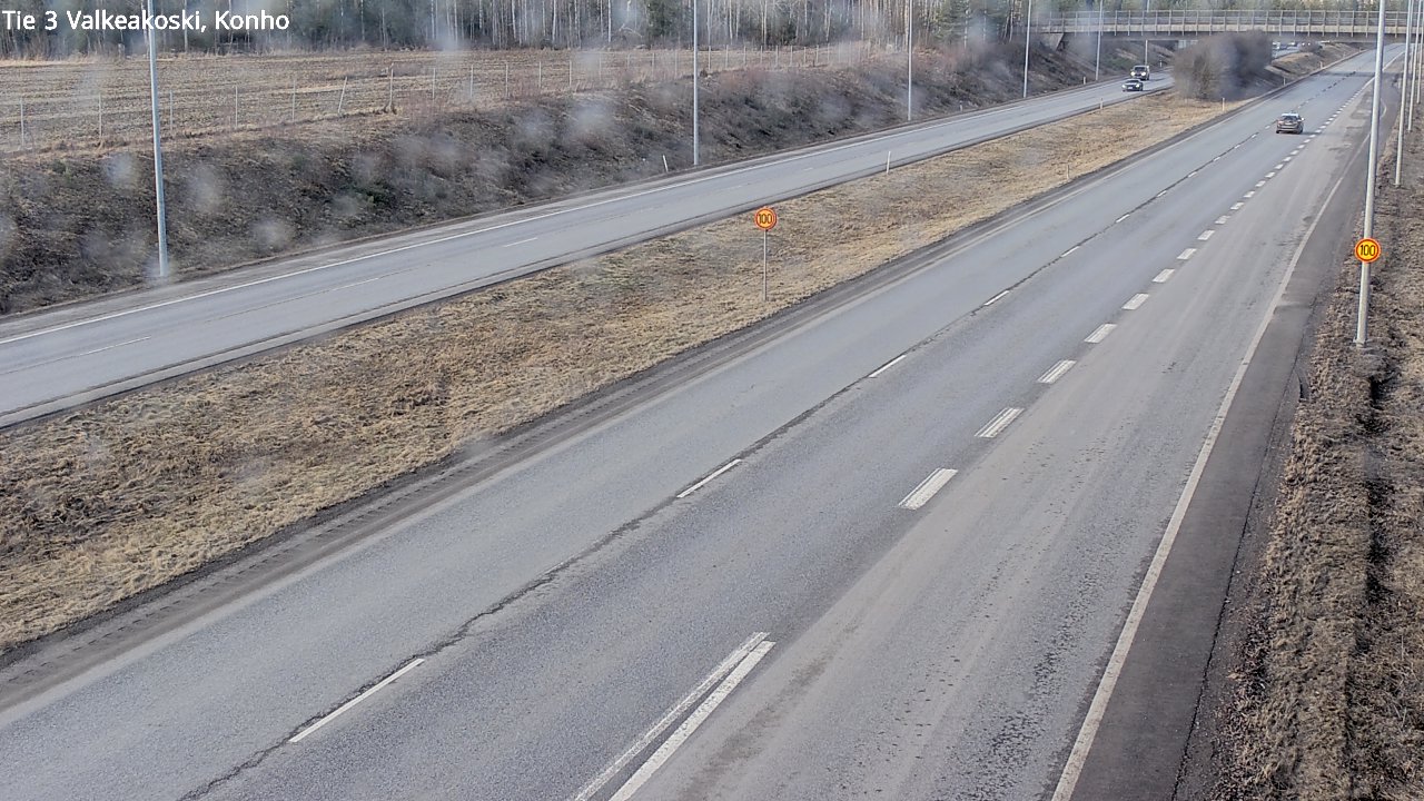 Weather Camera Image Väg 3 Valkeakoski, Konho, Valkeakoski, Pirkanmaa
