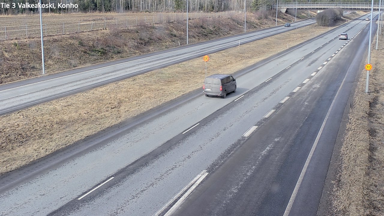 Weather Camera Image Road 3 Valkeakoski, Konho, Valkeakoski, Pirkanmaa