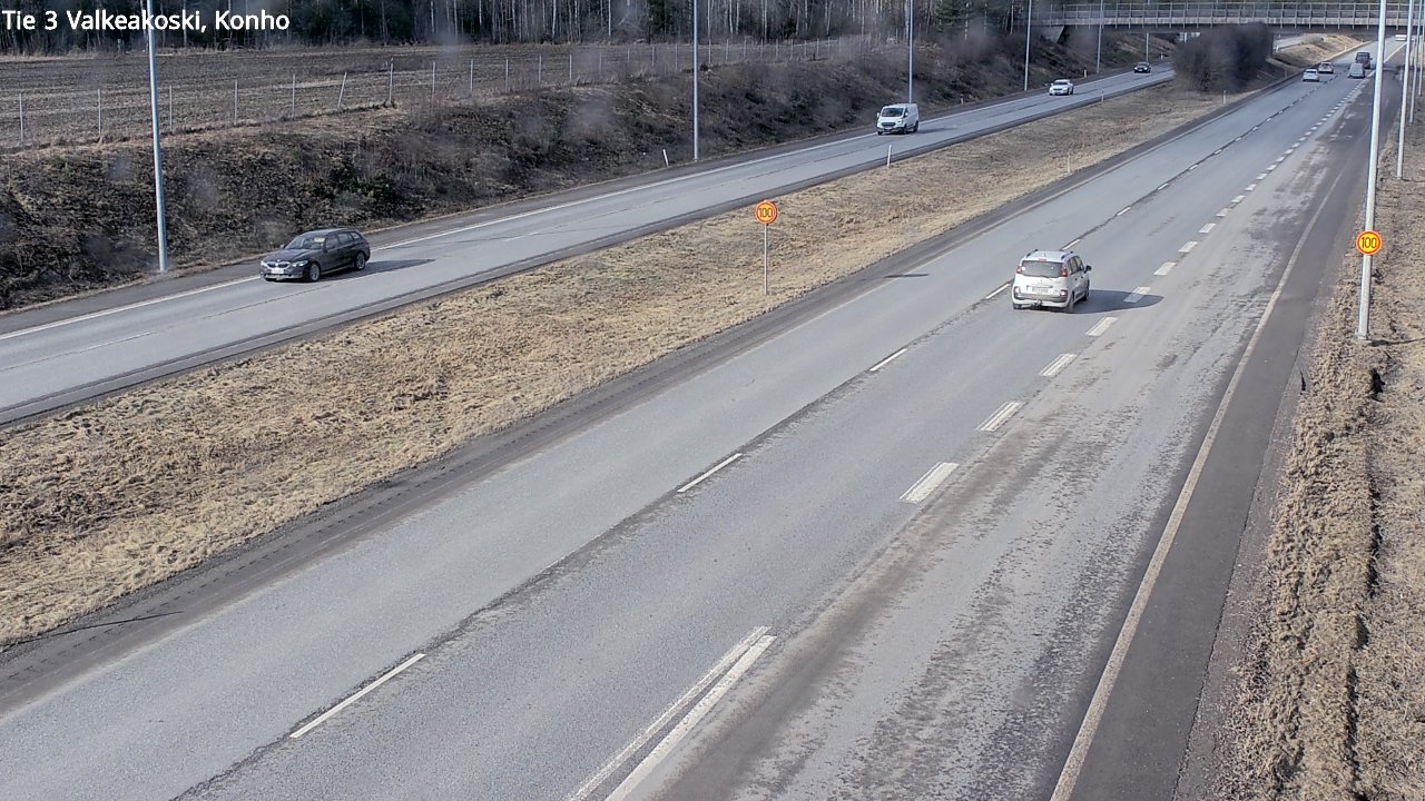 Weather Camera Image Road 3 Valkeakoski, Konho, Valkeakoski, Pirkanmaa