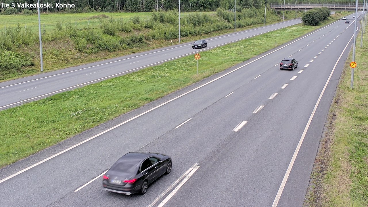 Weather Camera Image Road 3 Valkeakoski, Konho, Valkeakoski, Pirkanmaa