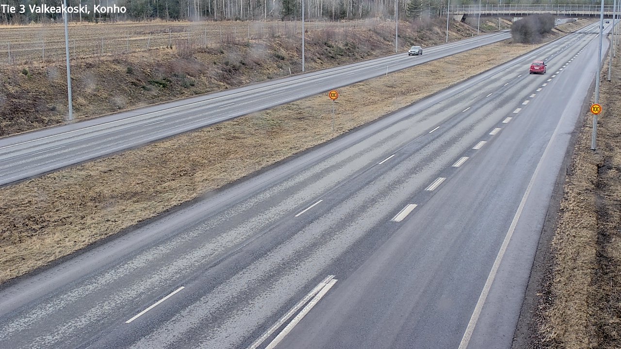 Weather Camera Image Road 3 Valkeakoski, Konho, Valkeakoski, Pirkanmaa