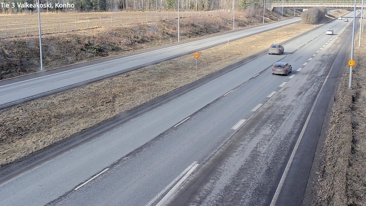 Weather Camera Image Road 3 Valkeakoski, Konho, Valkeakoski, Pirkanmaa