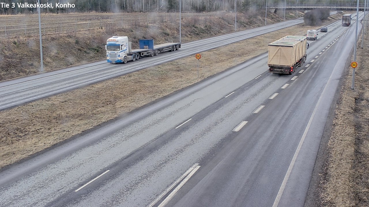 Weather Camera Image Road 3 Valkeakoski, Konho, Valkeakoski, Pirkanmaa