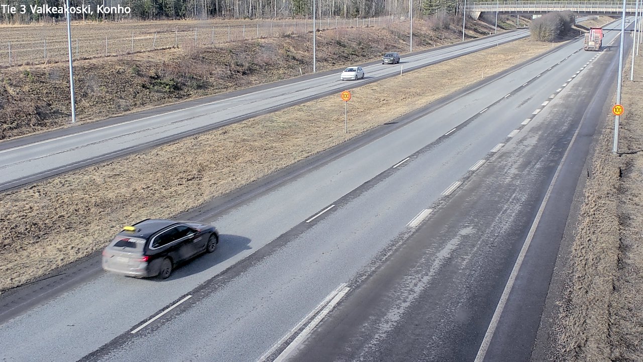 Weather Camera Image Road 3 Valkeakoski, Konho, Valkeakoski, Pirkanmaa