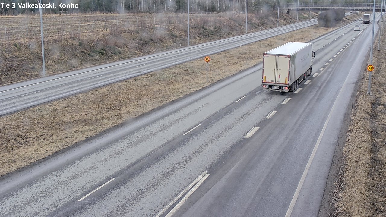 Weather Camera Image Road 3 Valkeakoski, Konho, Valkeakoski, Pirkanmaa