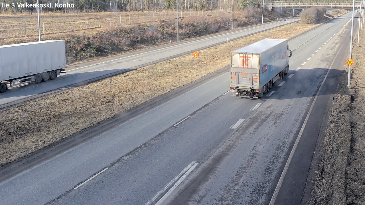 Weather Camera Image Road 3 Valkeakoski, Konho, Valkeakoski, Pirkanmaa