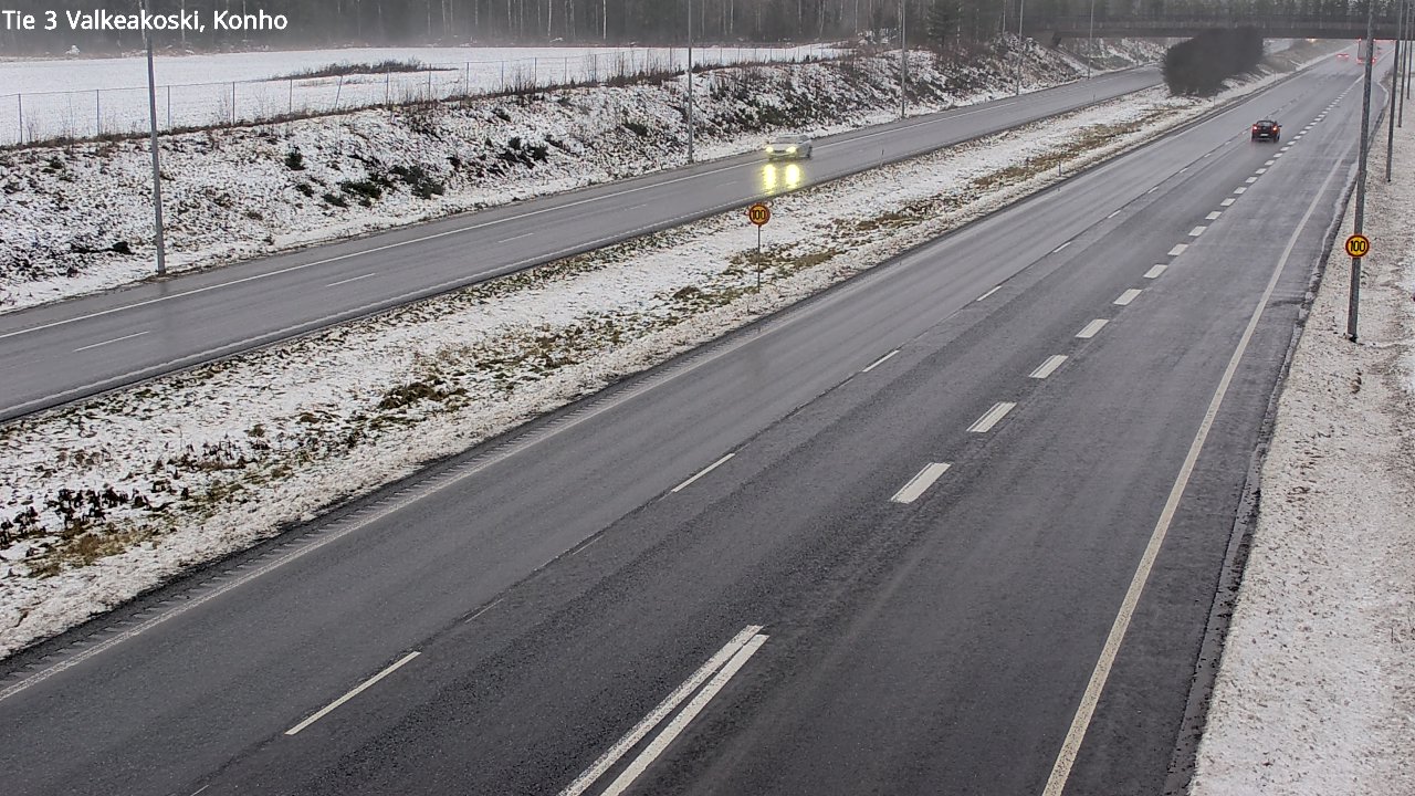 Weather Camera Image Road 3 Valkeakoski, Konho, Valkeakoski, Pirkanmaa