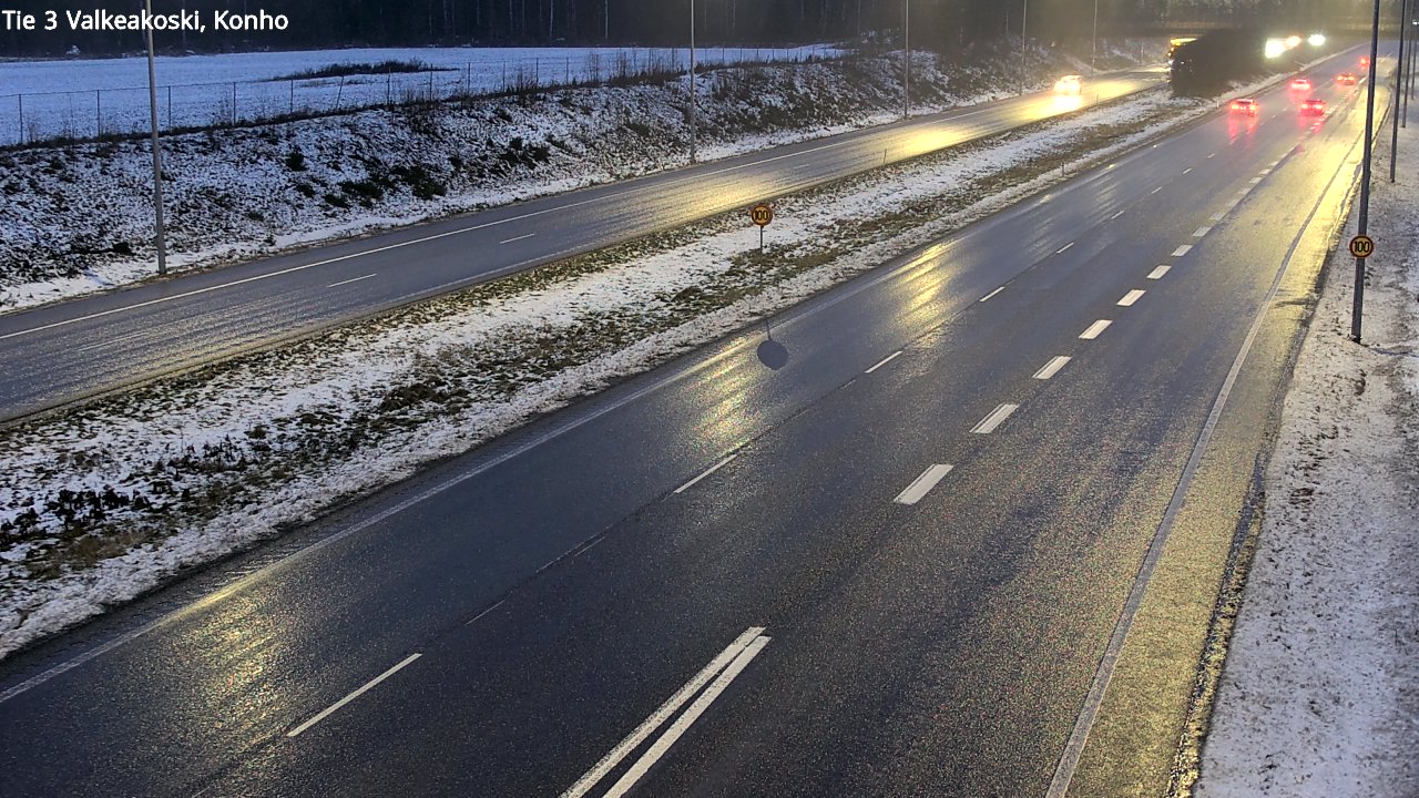 Weather Camera Image Road 3 Valkeakoski, Konho, Valkeakoski, Pirkanmaa