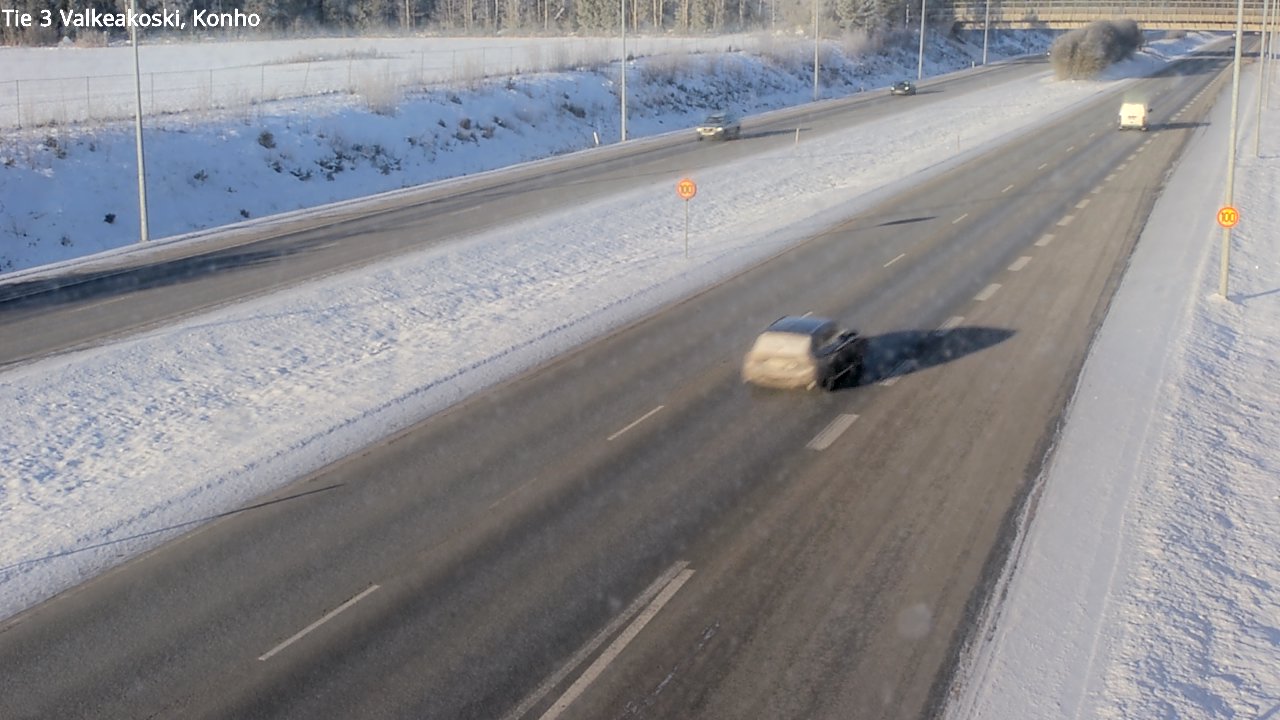 Weather Camera Image Road 3 Valkeakoski, Konho, Valkeakoski, Pirkanmaa