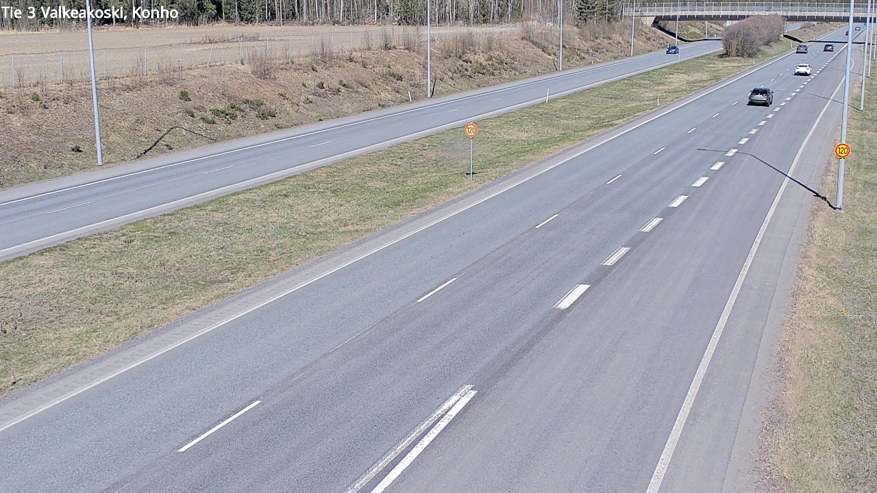 Kelikamerat Kuva Tie 3 Valkeakoski, Konho, Valkeakoski, Pirkanmaa