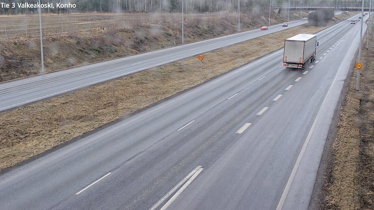 Weather Camera Image Road 3 Valkeakoski, Konho, Valkeakoski, Pirkanmaa